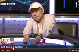 Paul Phua, in one of his several televised-poker appearances.