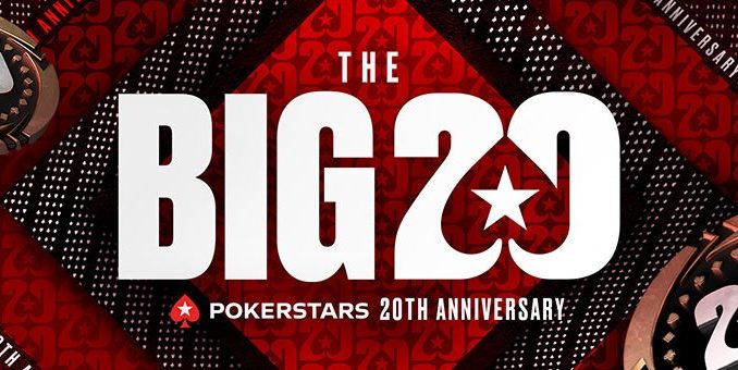 PokerStars Announces Its 20th-Anniversary Celebration With Giveaways